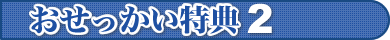 おせっかい特典２