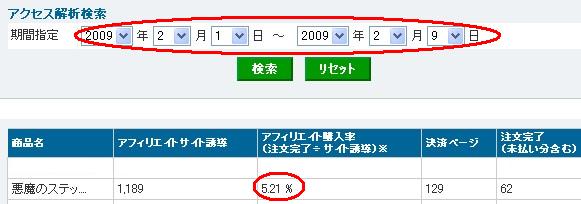 成約率5パーセント超え